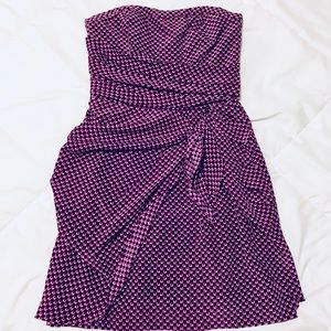 Club Monaco strapless silk dress